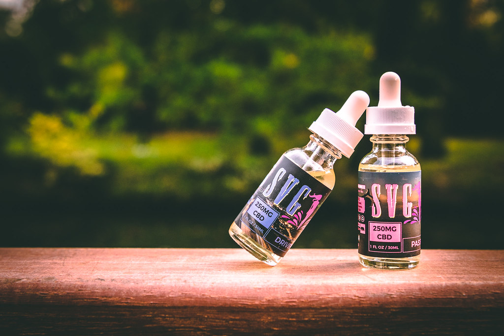 CBD tincture bottle